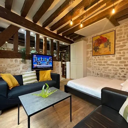 Charming Apt Rue St Andre Des Arts Paris Exterior photo