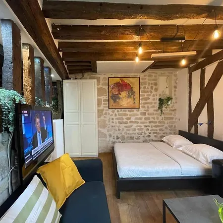Charming Apt Rue St Andre Des Arts Paris Exterior photo